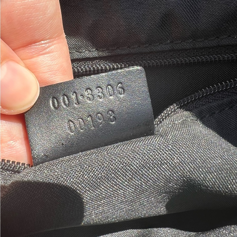 Gucci Jackie black shoulder bag with GG monogram print - Picture 4 of 13